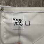 Princess Polly Elevate Crop Top White Pearl Embellishment Women's 6 Beach Zip Photo 6