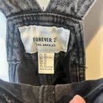 Forever 21 Black Denim Overalls Photo 5
