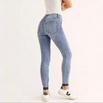 Free People We the Free Released Hem Zip Ankle Skinny Jeans | Blue | 27 Photo 1