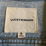 Lucky Brand 2024 Womens Tomboy Trucker Denim Jacket Sz XL Light Wash Rigid Jean Photo 2