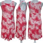 Gap LUXE Paradise Pink & White Floral Print Sleeveless Swing Dress Size XS Photo 1