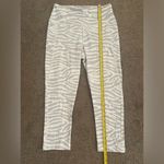 Gottex Studio Zebra Animal Print Active Wear Leggings White Size M Photo 9