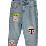 Her Universe Star Wars The Mandalorian Faces Mom
Jeans Size 5 Cropped Raw Edge Photo 1