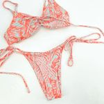 One One Maggie Ariel Bikini Palmeris Blue Orange Photo 3