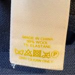 Kate Spade New York Margaux Tuxedo Stripe Navy Wool Cropped Trousers NWOT Sz 4 Photo 10