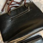 Love and Freedom Leather Purse with Wallet Brown Photo 2