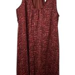 Converse  ONE STAR Red Paisley Racerback Midi Style Dress XL Photo 0