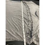 Cato Distressed Acid Wash Shirt Women S Short Sleeves Gray Scoop Neck Rayon Soft Photo 5