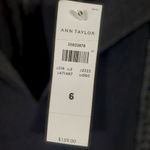 Ann Taylor Black Lace Trim Flare Sleeve Midi Dress Photo 8