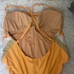 J.Crew  Active Colorblock One Piece Orange Sherbet Colored Swimsuit 24 NWT Photo 5
