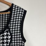 Lane Bryant Black/White Houndstooth Knit Sleeveless Sweater Dress Size 14/16 Photo 5