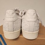 Adidas  x Disney Bambi Superstar Sneakers Women’s White Embossed Sneakers Size 6 Photo 2