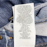 Guess Vintage Jeans Distressed Denim Overalls Medium Wash Straight Leg Size 26 2 Photo 14