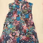 Nike  Dri-FIT Floral Polo Shirt - Blue and Pink Photo 0