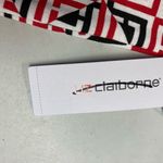 Liz Claiborne RED WHITE & Black V Neck Sweatshirt Top Size XL New With Tags Photo 5