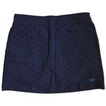 Speedo  Navy Blue Eyelet Elastic Waist Sporty Skirt Photo 0