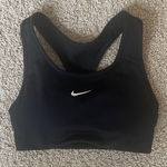 Nike  Women's Black and White Sports Bra Photo 0