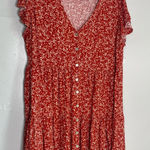 Arizona Jeans 90s Y2K Arizona Jean Company Ditsy Floral‎ Button Babydoll Mini Dress Size XXL Photo 0