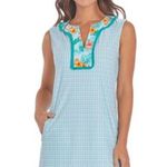 Cabana Life Cayman Swim Tunic Cover Up Beach Dress Tropical Floral Resort UPF 50 Size M Photo 0