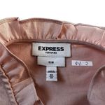 EXPRESS Pink Portofino Slim High Neck Top Women's Blouse Size XS | 44-2 Photo 2