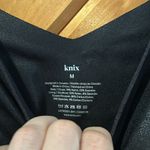 Knix papaya faux leather black thong bodysuit Size M Photo 4