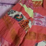 Coldwater Creek MESH COLORFUL ART TO WEAR BOHO LEAF NEON JACKET 1X Photo 3