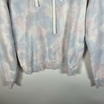 Spiritual Gangster  Size M Peloton‎ Pink/Blue Tie Dye Hoodie Pullover Sweatshirt Photo 3