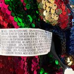 Forever 21 Mini Dress Womens L Multicolor Rainbow Sequin Disco Rave Y2K Birthday Photo 5