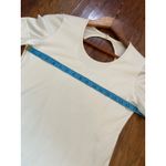 Akris Punto Ivory Keyhole Cutout Tee T-Shirt Top Size 6 MINIMALIST LUXURY CASUAL Photo 6
