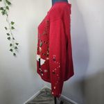 Quacker Factory  I Believe in Angels Embroidered Cardigan Sweater Photo 3