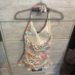 Coco Rave  floral ruffled one piece swimsuit, Size Large 36 D Cup Photo 3