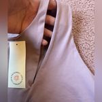 Live In The Moment Lavender Sleeveless Women's Active Top Cut Out medium Purple Photo 3