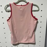 Nike Women's Fit Dry Athletic Tank - Medium - Pink with Red Trim Photo 2