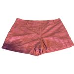 Loft ANN TAYLOR RED WITH BEIGE FLECKS SHORTS (12) Photo 7