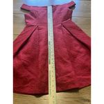 Ark & CO Red Dress White Embroidered Size‎ Small Mini Zipper Formal Party Women Photo 5