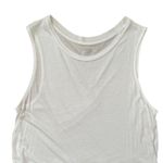 a.n.a  A New Approach | Petite White Sleeveless Ruffle Peplum Top | PXL Photo 2