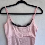 CBR Pink Slip Dress Black Lace Trim Y2K Lingerie Style Nightie Cottagecore 2000s Photo 2