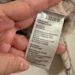 Urban Outfitters  Cream Fuzzy Sweater women's Medium Pink and Black Cropped Photo 4