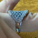 Natural Aquamarine Sterling Silver Ring Size 6 Photo 2