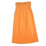 Gianni Bini Elegant Orange Strapless Dress Photo 3