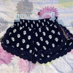 Patrons of Peace Flowing Lace Beach Shorts Size Small Navy Blue With Multicolored Sides Photo 0