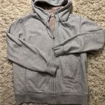 Uniqlo Gray Teddy Jacket with Cream Sherpa Lining Size L Photo 10
