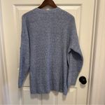 J.Jill Button Cardigan Relaxed Fit Long Sleeve Blue/White Women's Size Medium Photo 1