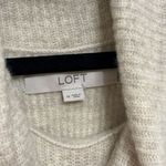 Loft NWT  Cowl Neck Sweater Dress in Ivory / Off White - Size M Photo 2