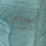 Lilly Pulitzer  Pastel Blue Racerback Ruffle Top Sz M Photo 7