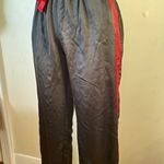 LF Satin Black And Red Stripe Pants Photo 2
