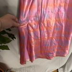 Likely NWT  Vittoria Tie Dye Satin Midi Dress Pink Violet Size 6 Photo 7