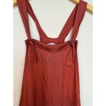 Hollister Women's Orange Overalls Jumpsuit Size S Adjustable Straps Pockets Photo 2