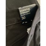 J. Crew Factory Black Essential Straight Jean in all day Stretch 30 Photo 5