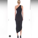 Norma Kamali  Black Diana One-Shoulder Dress XS Photo 3